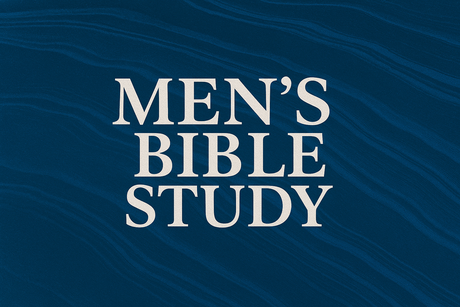 Men's Bible Study